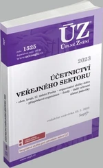 ÚZ 1525 Účetnictví veřejného sektoru (ÚSC, organizační složky státu, příspěvkové organizace, státní fondy a další instituce), 2023