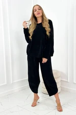 Set sweatshirt + trousers black