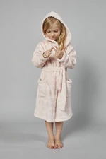 Drina Long Sleeve Bathrobe for Girls - Pink