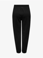 Women's black velvet sweatpants ONLY Rebel - Women