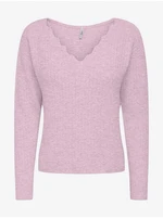 Women's pink sweater ONLY Gabriel - Women