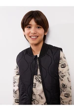 LC Waikiki College Collar Patterned Boys' Vest