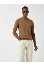 Koton Sweater - Brown - Relaxed fit