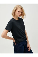 Koton Basic Modal T-Shirt with Short Sleeves