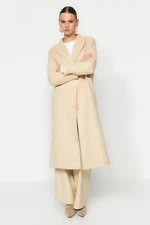 Trendyol Limited Edition Stone Oversize Wide Cut Woolen Coat