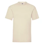 Beige Men's T-shirt Valueweight Fruit of the Loom