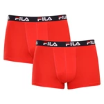 2PACK pánské boxerky Fila červené