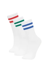 Women Defacto Fit 3 Pack Cotton Long Socks