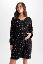 DEFACTO Long Sleeve Maternity Dress