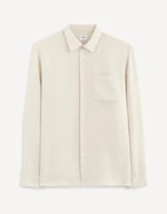 Celio Linen Shirt Baflax regular - Men