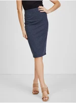 Orsay Dark blue ladies patterned skirt - Women