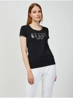 Black Women's T-Shirt Guess - Women