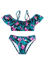 Yoclub Kids's Girls Two-Piece Swimming Costume LKD-0035G-A100