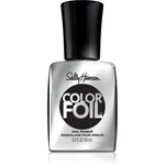 Sally Hansen Color Foil lak na nechty so zrkadlovým efektom odtieň 120 Steel a Kiss 11,8 ml