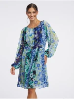 Orsay Blue Women's Floral Dress - Women's