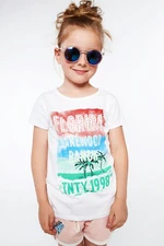 Girl's T-shirt with white print