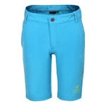 Kids softshell shorts ALPINE PRO COLO neon atomic blue