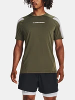 Under Armour T-Shirt UA HG Armour Nov Fitted SS-GRN - Men