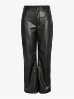 Black Leatherette Trousers Noisy May Andy - Ladies