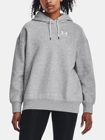 Under Armour Sweatshirt Essential Flc OS Hoodie-GRY - Women