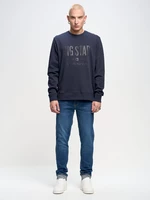 Big Star Man's Sweatshirt Sweat 152527 Blue-403