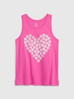 GAP Baby tank top organic heart - Girls