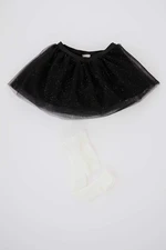 DEFACTO BabyGirl 2 piece Regular Fit Polka Dot Skirt