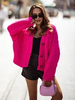 Cocomore pink cardigan cmgB530.hotpink