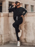 Women's black tracksuit