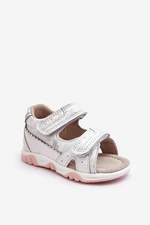 Children's comfortable zippered sandals white Alaska