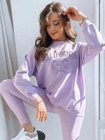 Women's sweatshirt CALIFORNIA DREAM lilac Dstreet