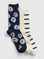 GAP High socks crew, 3 pairs - Women