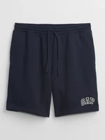 Navy blue men's shorts with GAP logo