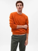 Men's brick basic sweater GAP