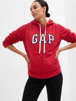 Women's red insulated sweatshirt GAP