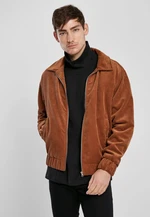 Caramel boxed corduroy jacket