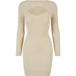 Women's dress Cut Out cream