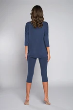 Pyjamas Mandala 3/4 sleeve, 3/4 legs - dark blue