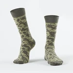 Khaki camo men's socks