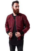 Bunda 2-Tone Bomber Jacket vínová/černá