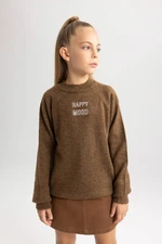 DEFACTO Girl Loose Fit Half Turtleneck Sweater