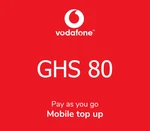 Vodafone 80 GHS Mobile Top-up GH