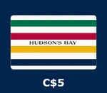 Hudson's Bay C$5 Gift Card CA