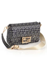 Capone Outfitters Ibiza Satin Labyrinth Patterned Women's Bag