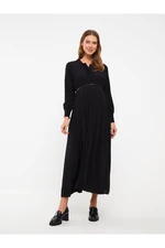 LC Waikiki Long Sleeve Viscose Maternity Dress