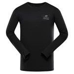 Men's quick-drying T-shirt ALPINE PRO LOUS black