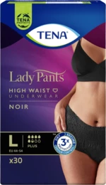 TENA Lady Pants Plus Noir Large Inkontinenční kalhotky 30 ks