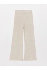 LC Waikiki Straight Wide Leg Women's Knitwear Trousers with Elastic Waist