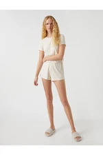 Koton This Pajama Top is Short Sleeves with Gatherings in the Sides.