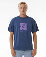 Rip Curl T-shirt QUEST OUTER REEF TEE Washed Navy